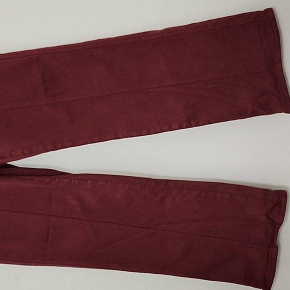 Judy BlueHigh Waist Burgundy Front Seam Straight Leg Jean Size 728 - Picture 6 of 16